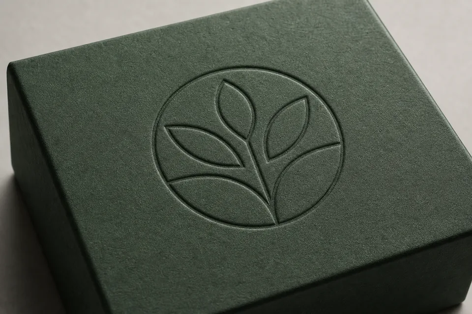 Debossing custom packaging example