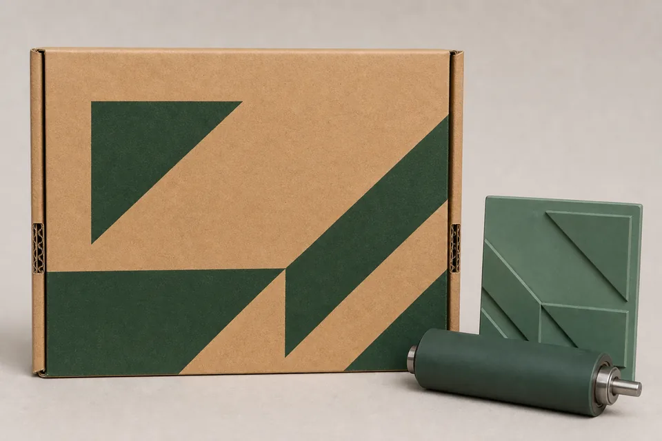 Flexo printing custom packaging example