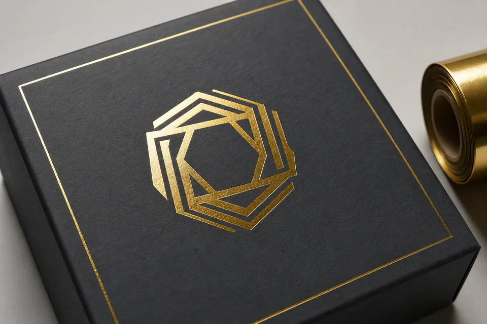 Foil stamping custom packaging example