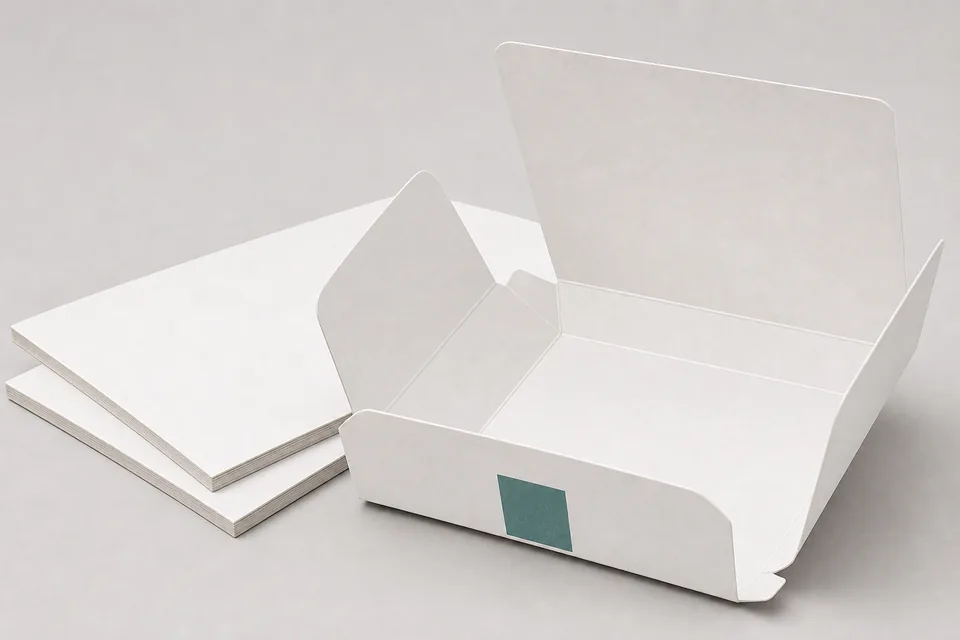Coated paperboard custom packaging example