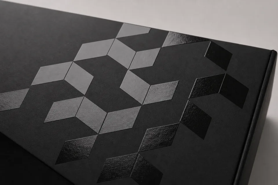 Spot UV custom packaging example